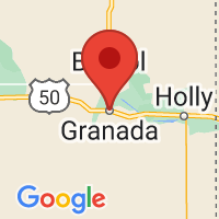 Map of Granada, CO